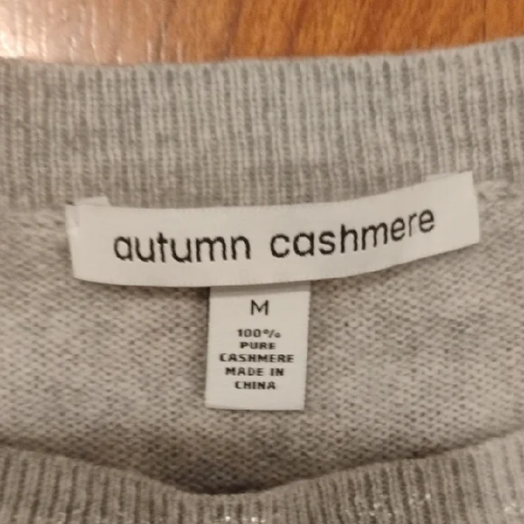 Autumn Cashmere Gray Sweater - Picture 2 of 9